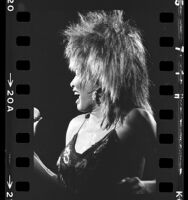 Singer Tina Turner performing in Los Angeles, Calif., 1984
