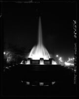 Know Your City No.19; William Mulholland Memorial Fountain in Los Angeles, Calif., 1955