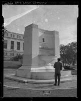 Know Your City No.77 Senator Frank Putnam Flint Memorial on grounds of Los Angeles City Hall