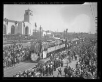 Los Angeles Union Station's opening day parade, 1939