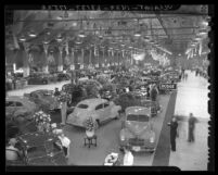 Auto Show in Pan-Pacific Auditorium, Los Angeles, Calif., 1939