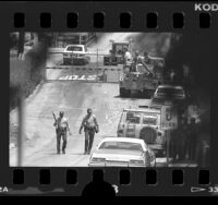 Sheriff deputies searching Jet Propulsion Laboratory for gunman, Calif., 1986
