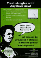Treat shingles with Acyclovir now! [inscribed]