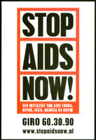 Stop AIDS now! [inscribed]