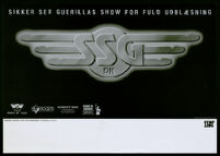 Sikker Sex Guerillas show for fuld udblæsning [inscribed]