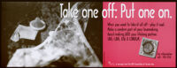 Take one off: Put one on. [inscribed]