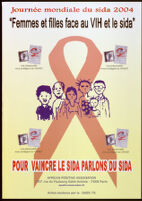 Femmes et filles face au VIH et le sida [inscribed]