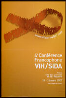 4e conférence francophone VIH/SIDA [inscribed]