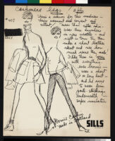 Cashin's illustrations of sweater designs marketed by Sills and Co.