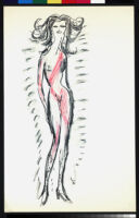 Cashin's illustrations of body coverings made of light and environmental hazard suit designs.