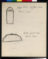 Cashin's pencil illustrations of handbag designs for Coach.