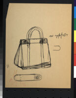 Cashin's illustrations of handbag designs for Coach (handbags only).