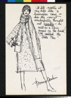Cashin's illustrations of handbag designs for Meyers.