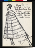 Cashin's illustrations of fur coat designs for R.R.G.