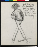 Cashin's illustrations of handknit sweater designs for The Knittery.