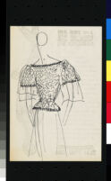 Cashin's illustrations of sweater designs for The Knittery.