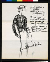 Cashin's ready-to-wear design illustrations for Russell Taylor, Cashin Country Knits division.