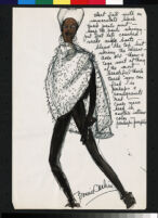 Cashin's essay and fashion design illustrations featuring black models.