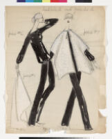 Cashin's illustrations of her "Seven Easy Pieces" knitwear collection.