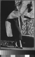 Black and white photographs of Cashin's evening wear designs for Adler and Adler.