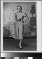 Black and white photographs of Cashin's ready-to-wear designs for Adler and Adler.