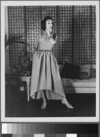 Black and white photographs of Cashin's ready-to-wear designs for "Skirtings", a division of Sills and Co.
