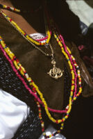 Guelaguetza[?], necklaces close-up, 1982 or 1985