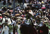 San Antonino Castillo, dancers and turkey, 1985