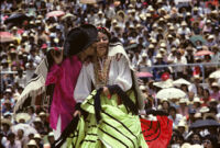 Ejutla de Crespo, couples dancing, 1982