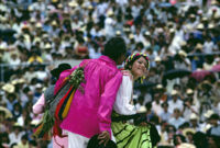 Ejutla de Crespo, couples dancing, 1982