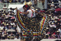 Tlaxiaco, dancing with skirts, 1982 or 1985