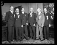 Civic Leaders at dedication of Los Angeles City Hall, Calif., 1928