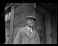 Upton Sinclair in workman's attire, date unknown