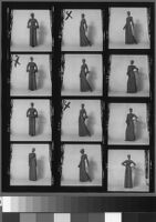 Contact sheets of Cashin's ready-to-wear designs for Sills and Co.  Folder 2 of 2.