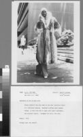 Black and white photographs of Cashin's fur coat designs for  H.B.A. Fur Corp.