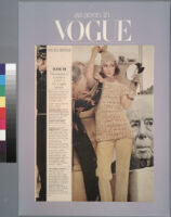 Reprints of fashion spreads featuring Cashin's fashion designs, mounted on board.