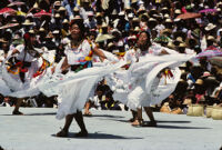 Macuiltianguis, women dancing with skirts, 1985