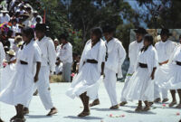 San Pedro Cajonos, dancers, 1985