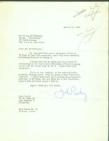 Letter, 1959 March 30, Los Angeles, Calif. to Carey McWilliams