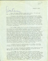Letter, 1967 January 8, [Texas] to Carey McWilliams