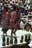 Tuxtepec, women holding pineapples, 1985
