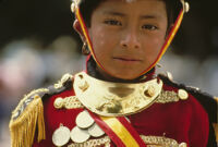 Saints Day, face of boy in soldier costume, 1982