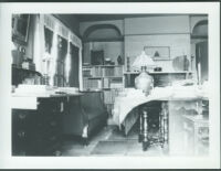 Olive Percival's home office or library, Los Angeles, between 1900-1945