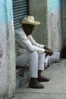 Oaxaca, man in cowboy hat, 1982 or 1985