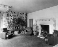 Lloyd Wright's studio, Living room