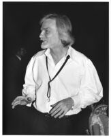 Gerry Mulligan at the Hollywood Bowl in the late 1970's [descriptive]