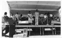 Pan Afrikan People's Arkestra at the Watts Towers Festival, Los Angeles, 1979 [descriptive]