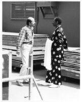 Ornette Coleman and Joe Zawinul at the Playboy Jazz Festival at the Hollywood Bowl, 1981 [descriptive]