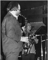 Gary Foster and Warne Marsh performing, 1977 [descriptive]