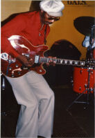 Johnny Turner playing guitar, 1978 [descriptive]